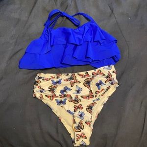 Girls size 7/8 two piece bathing suit